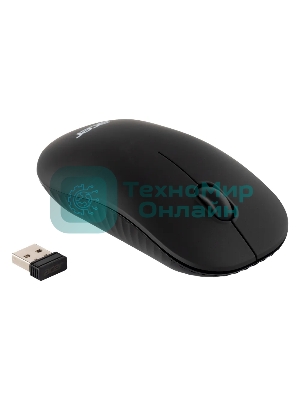 Мышь беспроводная Acer OMR130 черный, 1200 dpi, радиоканал, USB, кнопки - 3