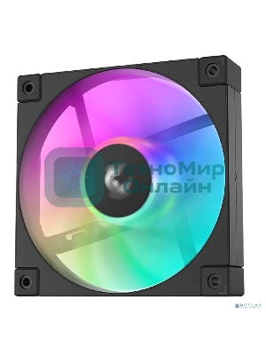 Вентилятор для корпуса DEEPCOOL FD12 черный, 120 мм, 2050 об/мин, 26.9 дБ, 4 pin