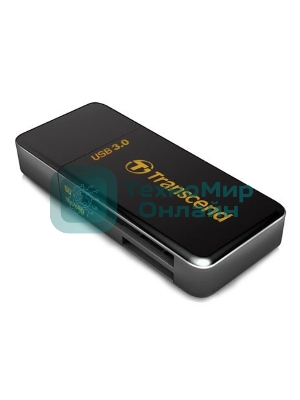 Кард-ридер Transcend RDF5/черный/microSD/microSDHC/microSDXC/SD/USB 3.0/пластик
