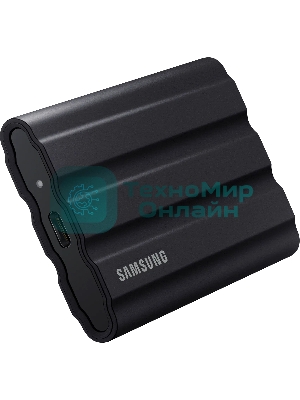 Внешний SSD Samsung T7 Shield, 1TB, USB 3.2 Gen 2 Type-C, R/W 1050/1000, черный