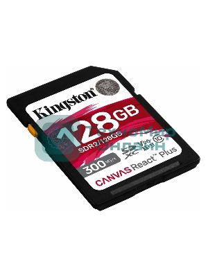 Флеш карта Kingston 128Gb Canvas React Plus SDXC UHS-II 300R/260W U3 V90