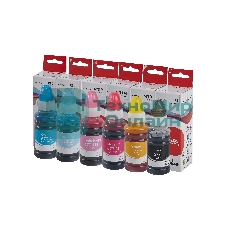 Контейнеры с чернилами Sakura SIC13T673BA (673-6 цветов) для Epson, черный,голубой, пурпурный, желтый, светло-голубой, светло-пурпурный), 70 мл*5