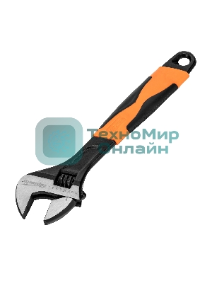 Ключ разводной Sparta 300 мм, двухкомпонентная рукоятка