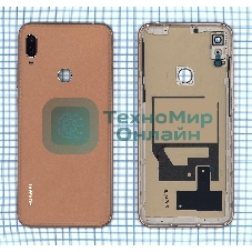 Задняя крышка для Huawei Y6 2019 коричневая