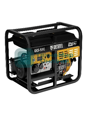 Электрогенератор дизельный Denzel DES-55E, 5.5 кВт, 110 дБ, 108.4 кг