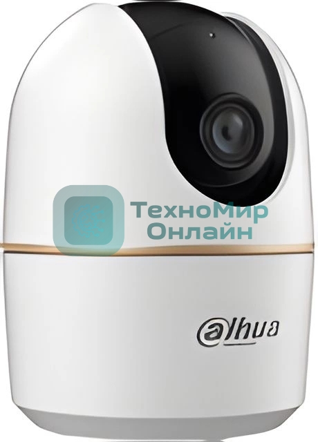 Камера видеонаблюдения IP Dahua DH-IPC-H2AP-0360B Wi-Fi 3.6-3.6мм цв. корп.:белый/черный