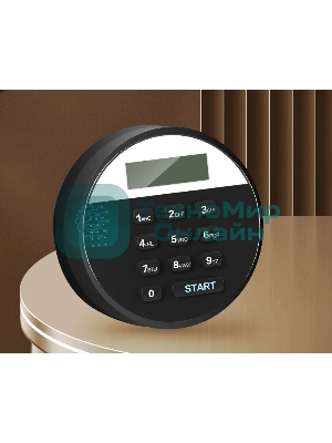 Сейф огнестойкий Deli ET580 300x 380x 300 мм, электронный/ключевой, черный