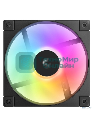 Вентилятор для корпуса DEEPCOOL FD12 черный, 120 мм, 2050 об/мин, 26.9 дБ, 4 pin