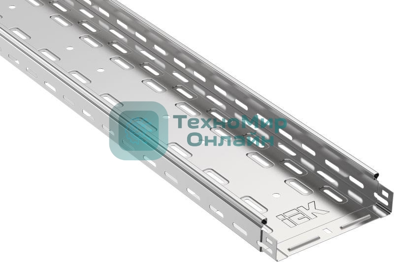 Лоток листовой перфорированный 200х50 L3000 сталь 0.7мм IEK CLP10-050-200-3