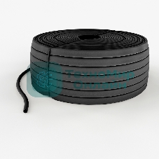 Трубка кембрик ТВ-40 ПВХ Rexant черный, Ø 12 мм