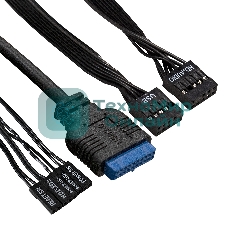 Компьютерный корпус Miditower ExeGate AA-440U (ATX, без БП, 2*USB+1*USB 3.0, аудио, черный)