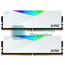 Оперативная память XPG Lancer, DDR5, 64GB (2x32GB), 6000MHz, CL30, DIMM, с радиаторами, белый