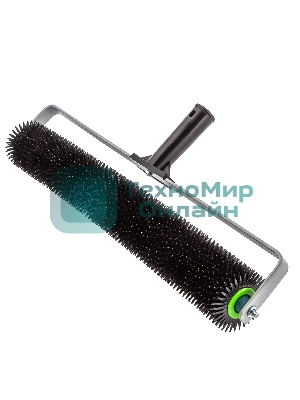 Валик игольчатый для наливных полов с рамой Сибртех, острая игла, 500 мм