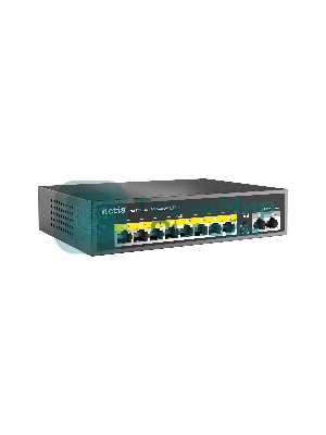 Коммутатор Netis P110C 10-портовый PoE+ коммутатор Fast Ethernet/8*PoE+ 2 порта 802.3af/802.3at