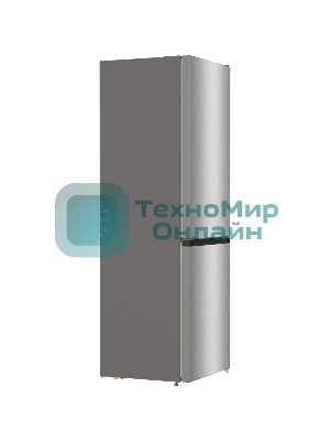 Холодильник Gorenje NRKE62XL серебристый металлик двухкамерный 203/99л морозилка снизу, No Frost