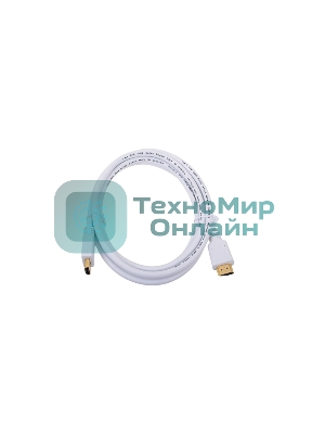 Кабель Cablexpert HDMI CC-HDMI4-W-6, 19M/19M, v2.0, медь, позол.разъемы, экран, 1.8м, белый, пакет