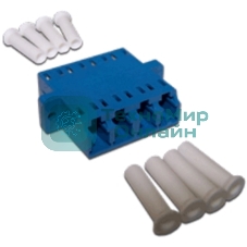 Адаптер оптический LC, SM, 4 порта, корпус SC