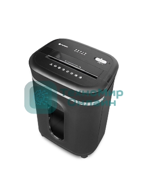 Шредер ГЕЛЕОС УМ28-4, DIN P-4 (4 ур-нь секр.), фрагмент 3,9х30мм, 19-21 лист (70г/м2), CD/пл.карты/скрепки/скобы, 28 литров