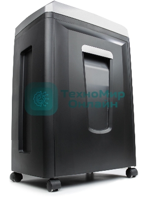 Шредер ГЕЛЕОС УП21-7, DIN P-7 (7 ур-нь секр.), фрагмент 0,8х2мм, 6-7 лист (70г/м2), CD/пл.карты, 23 литра