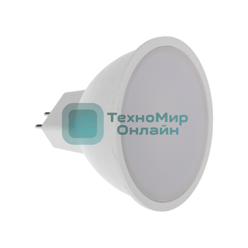 Лампа светодиодная Rexant Рефлектор MR16 9,5 Вт 808 Лм GU5.3 AC/DC 12 В 2700 K теплый свет, низковольтная