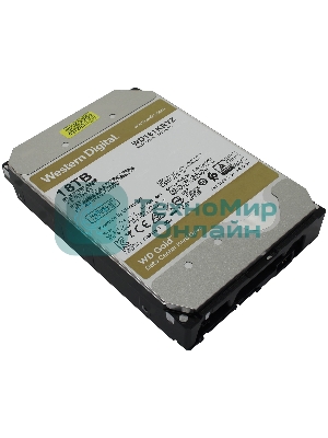 Жесткий диск Western Digital SATA 18Tb 7200RPM 6Gb/S 512MB GOLD WD181KRYZ
