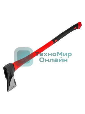 Топор-колун Matrix с клиновидным полотном 2500 г, фибергласовое обрезиненное топорище 880 мм