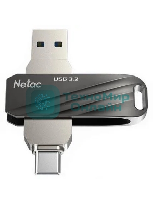 Флешка USB Netac US11 32Gb USB 3.0+TypeC Dual Flash