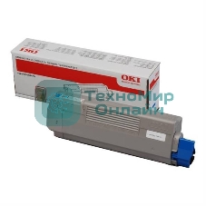 Картридж лазерный Oki C612 голубой 6K