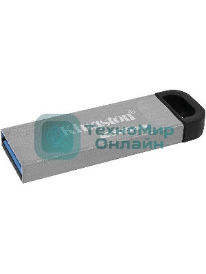 Флешка USB Kingston KYSON (DTKN/256GB), 256Gb, USB 3.2 Gen 1, R/W 200/60, серебристый/черный