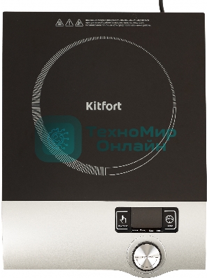 Плита электрическая Kitfort КТ-108 черный (настольная)