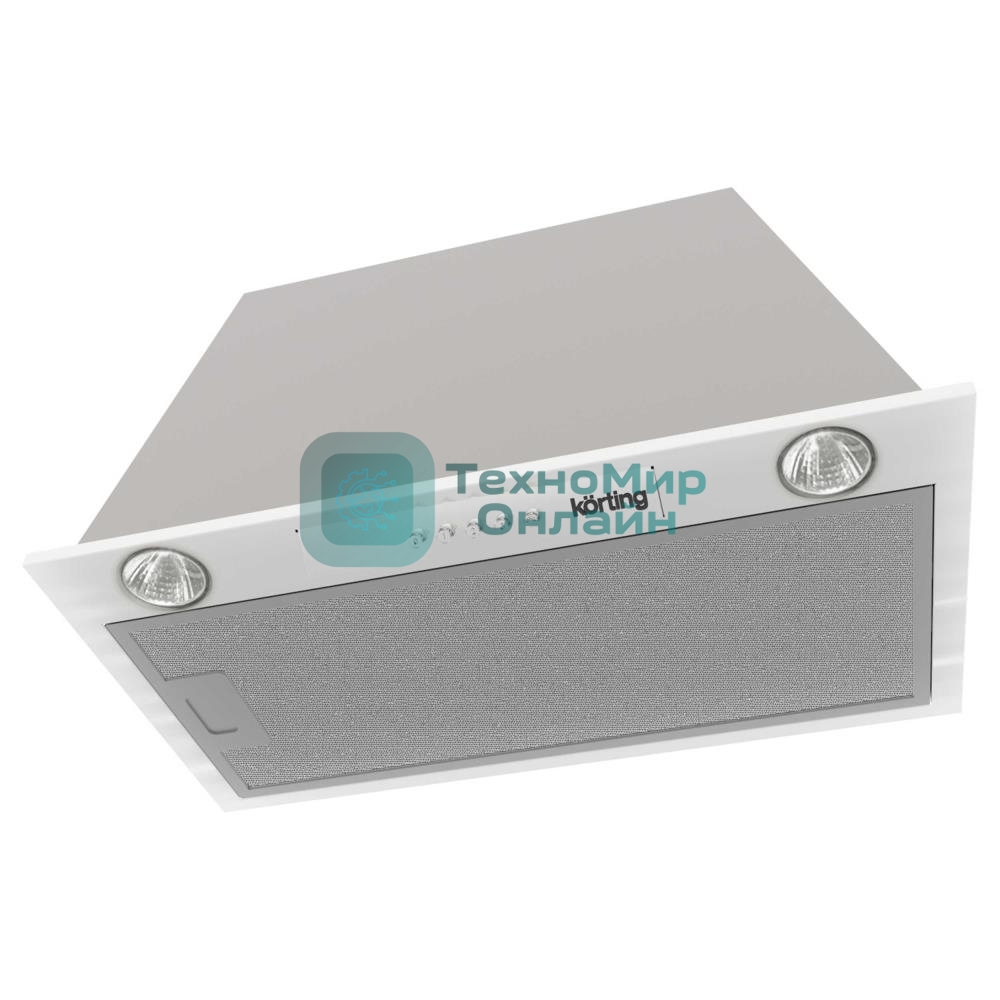 Вытяжка встраиваемая Korting KHI 6530 X нержавеющая сталь, 60 см, 450 куб. м/ч, 52 дБ