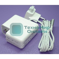 Блок питания (сетевой адаптер) для ноутбуков Apple 16.5V 3.65A 60W MagSafe L-shape REPLACEMENT