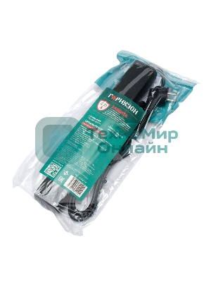 Сетевой фильтр Гарнизон 5 р, 10А, 2xUSB, 1.8 м, ур.защиты 4, черный, пакет