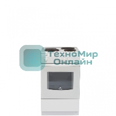 Плита электрическая De Luxe 5003.17Э белый, конфорок 3 электрических, духовка 46 л, 50 см x 85 см x 50 см