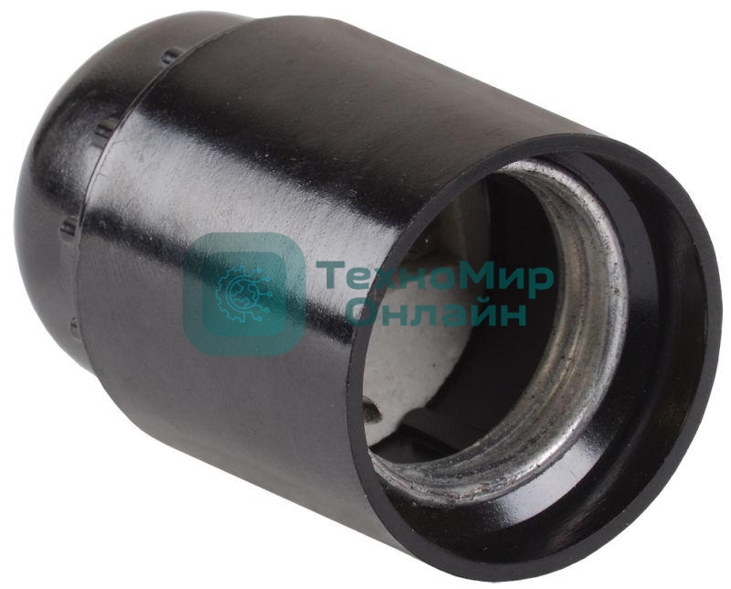 Патрон электрич. E27 Пкб27-04-К01 подвесной карболит. черный (инд. упак.) IEK EPK10-04-02-K01