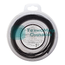 Трубка термоусаживаемая Rexant 8.0/4.0мм черный ролик 2.44м