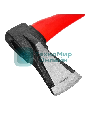 Топор-колун Matrix с клиновидным полотном 2500 г, фибергласовое обрезиненное топорище 880 мм