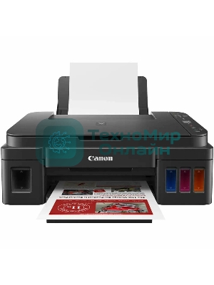 МФУ струйное Canon PIXMA G3416 (2315C052), А4, цветной, печ. 8.8 стр/мин. (ч/б) 5 стр/мин. (цвет), скан. до 3 стр/мин., 4800x1200 dpi (печать) 1200х600 dpi (скан.), USB, Wi-Fi