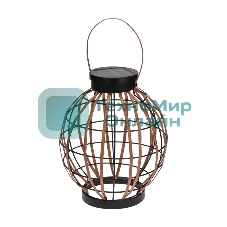 Светильник садовый Rexant Бамбук, 29,5 см, 3000К, встроенный аккумулятор, солнечная панель, коллекция Бали