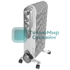 Масляный радиатор Ресанта ОМПТ- 9Н 67/3/4 2,0кВт, 450 140 650, 9 секций, 9,7 кг