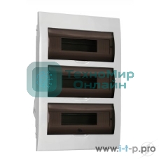 Щит распределительный IEK MKP12-V-36-40-05 ЩРВ-П-36 для установки модульных устройств встраиваемый 342мм 88мм 503мм 660B 36мод. пластик IP41 белый (упак.:1шт)