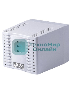 Стабилизатор напряжения Powercom TCA-1200 600Вт 1200ВА белый