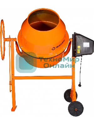Бетономешалка Вихрь БМ-200П (74/1/17) 1000 Вт, 200 л, полиамидный венец, 32 об/мин