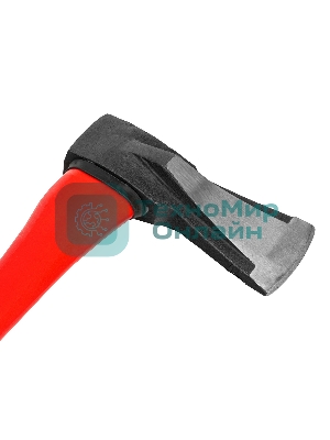 Топор-колун Matrix с клиновидным полотном 2500 г, фибергласовое обрезиненное топорище 880 мм