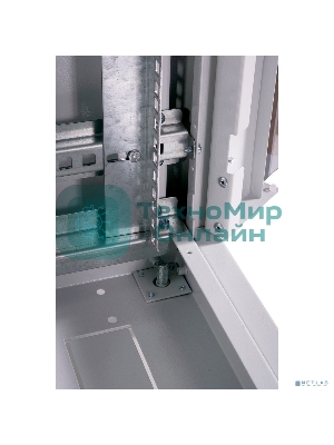 Шкаф телекоммуникационный напольный ЭКОНОМ 18U (600 × 800) дверь стекло, дверь металл