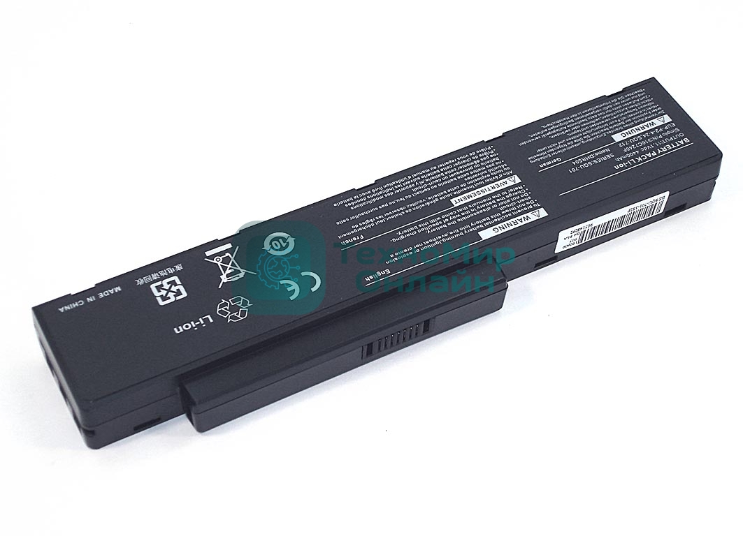 Аккумуляторная батарея для ноутбука Benq 11.1V 4400mAh OEM черный