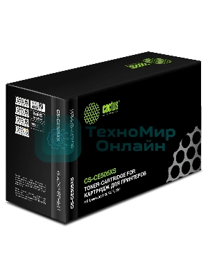 Картридж лазерный Cactus CS-CE505XS черный (6500 стр.) для HP LJ2055