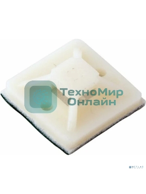 Площадка самоклеящаяся Rexant 20х20 мм белый (уп.10 шт)