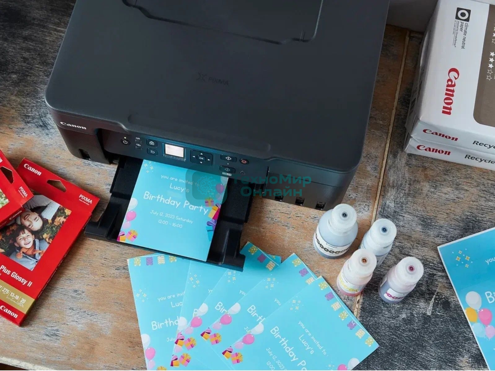 МФУ струйное Canon Pixma G3470 (5805C009), A4, цветной, печ. до 11/6 стр/мин. (ч/б/цв.), 4800 x 1200 dpi (печ.), 600x1200dpi (скан.), USB, Wi-Fi