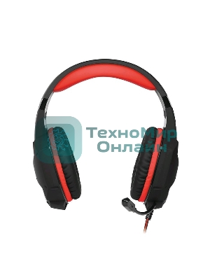 Игровые стереонаушники с микрофоном SVEN AP-G988MV, черный-красный Игровые стереонаушники с микрофоном SVEN AP-G988MV, черный-красный